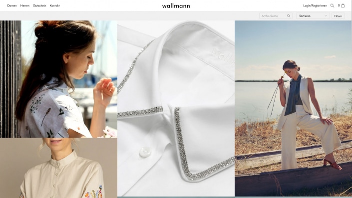 Webshop Wallmann Textil